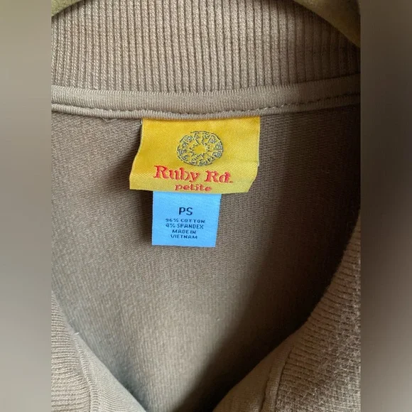 Ruby Rd.  Brown jacket - Picture 5 of 12